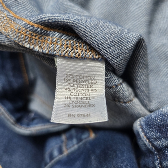J.Jill Denim High Rise Straight Leg Jeans Size 14 - Picture 14 of 14
